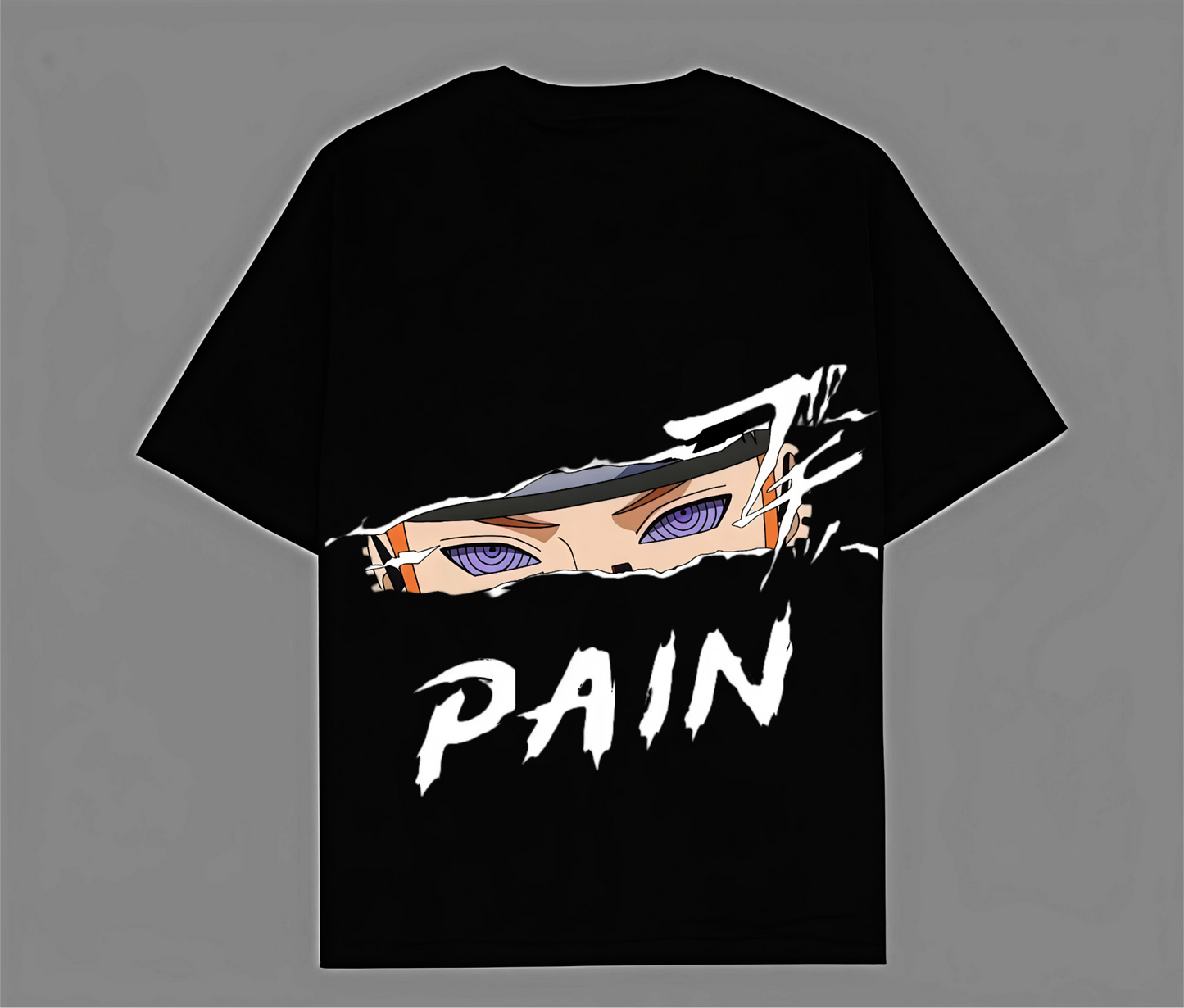 ATLEST “PAIN Vision” Oversized Black Tee