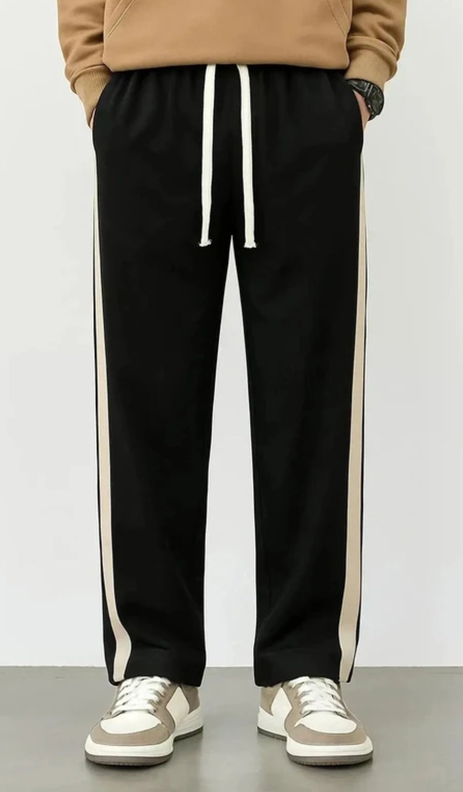 Black Athletic Track Pants – Performance Edition