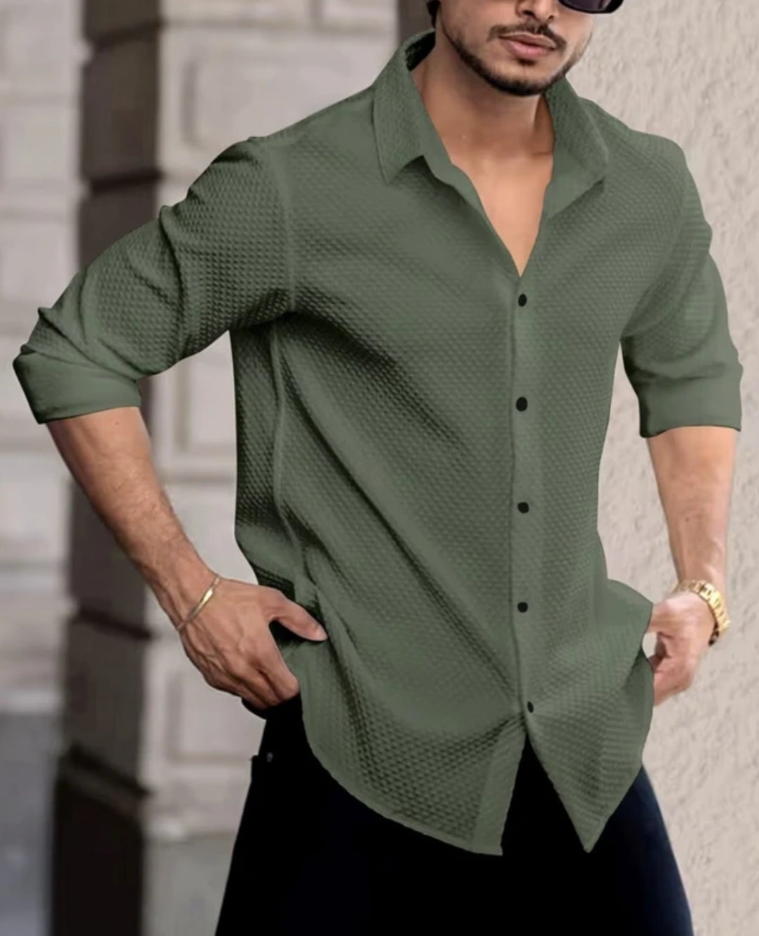 Mens Casual Shirts by ATLEST