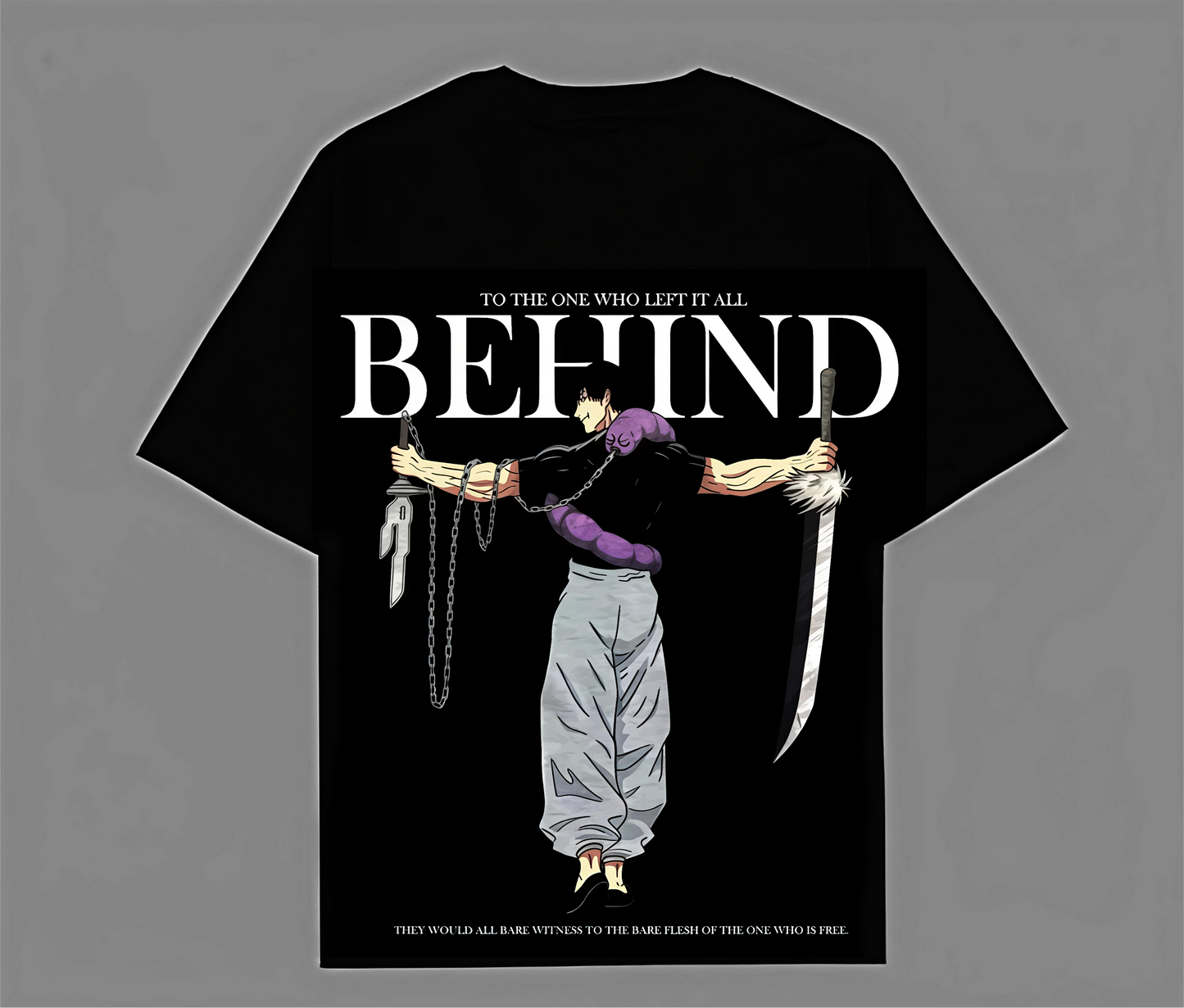 ATLEST “BEHIND | The One Who Left It All” Premium Black Tee