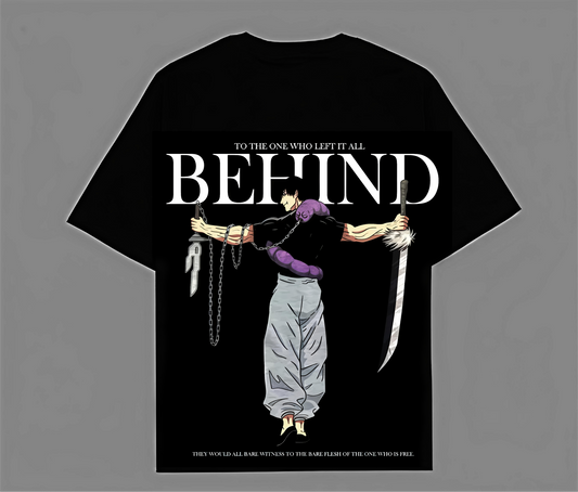 ATLEST “BEHIND | The One Who Left It All” Premium Black Tee