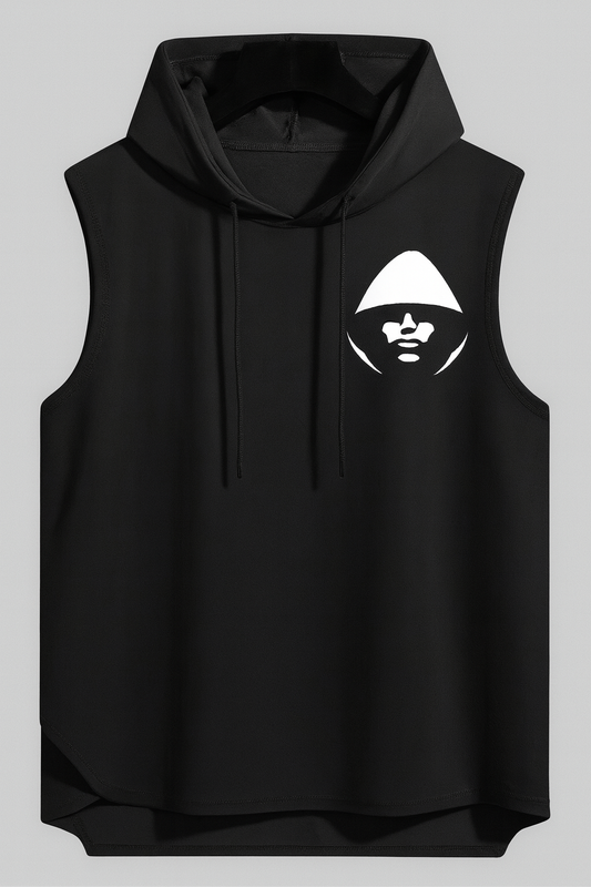 ATLEST Shadow Icon Sleeveless Gym Hoodie