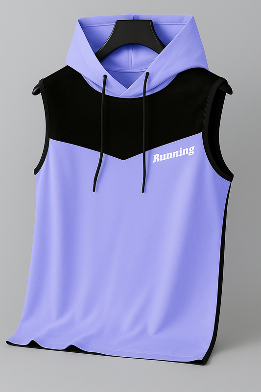 Sleeveless Black Hoodie – Shadow Gym Edition