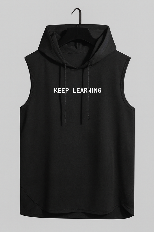 ATLEST “Keep Learning” Sleeveless Hoodie